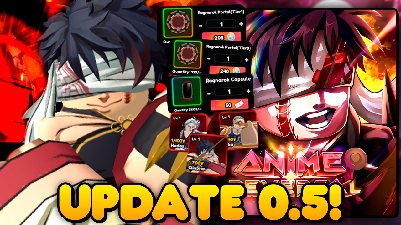 A PRIMEIRA UPDATE DESSE TD DESCONHECIDO do ROBLOX... UPDATE 0.5 no ANIME REVERSAL