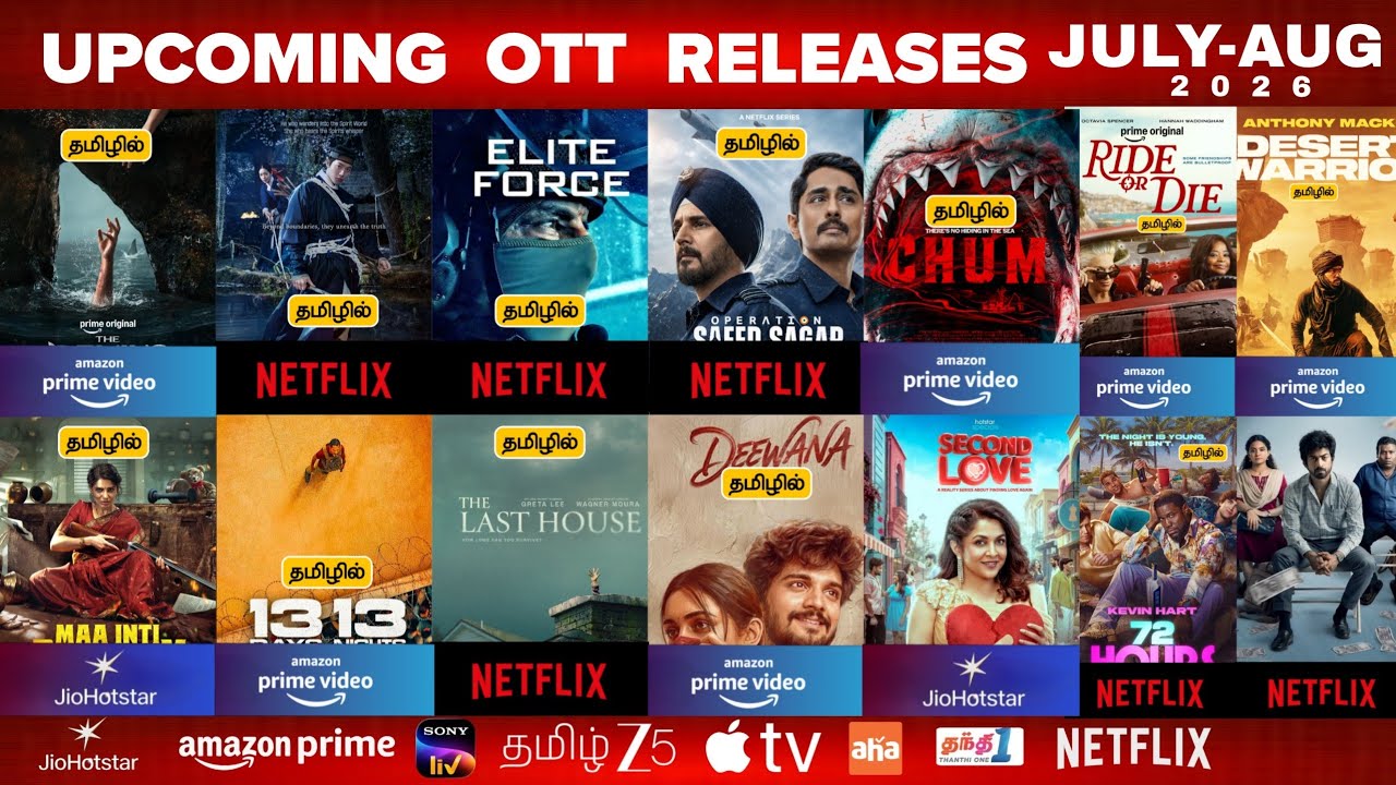 Upcoming New OTT Tamil Movies | Upcoming OTT Release Movies in Tamil & Tamil Dubbed Reviews