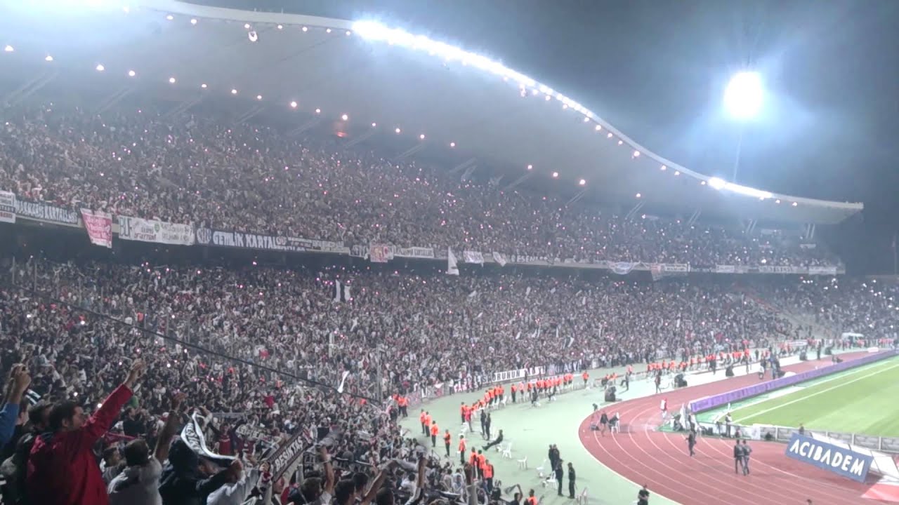 Sen Benim Her Gece Efkarım.. Beşiktaş-Galatasaray Maçı Olimpiyat Stadı Tribünleri | BESIKTAS FANS