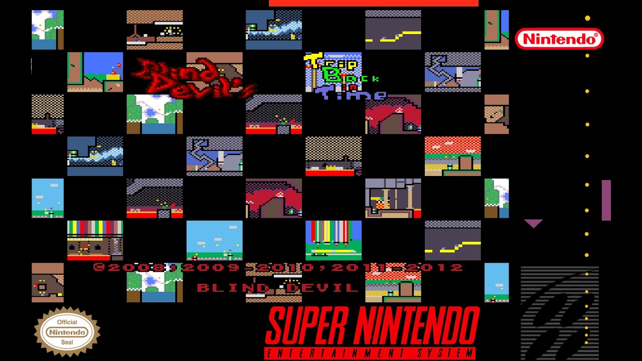 [4K/60FPS] Blind Devil's Trip Back in Time (2008-2012) SMW Hack Прохождение