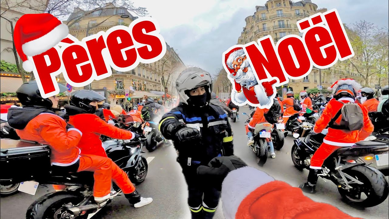 Trop de Pères Noël à ma Balade dans Paris