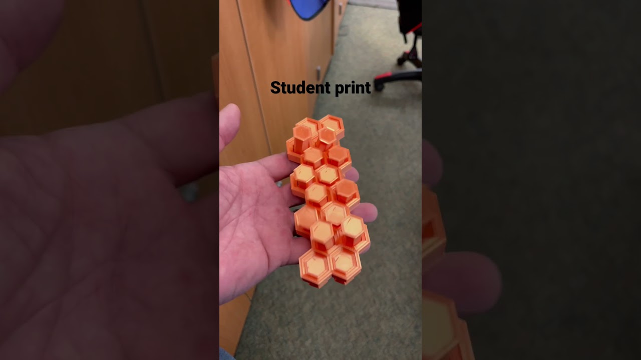 Student printed based of the tutorial #3dprinting #tinkercad