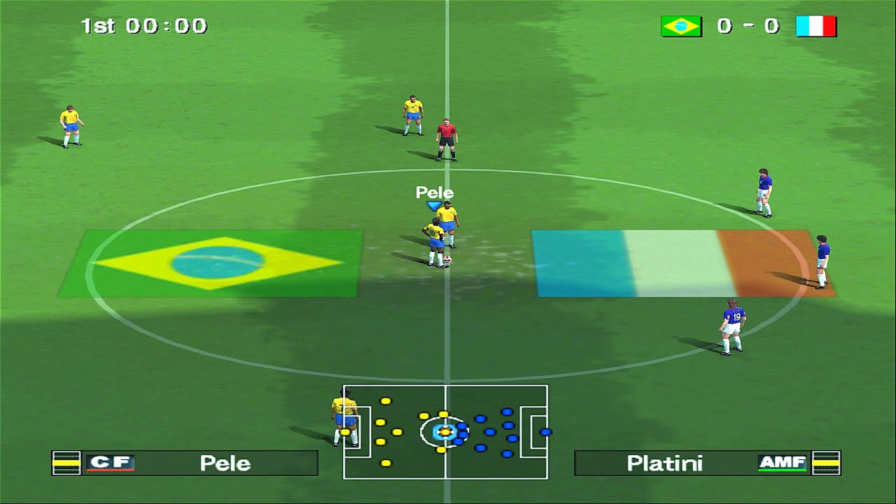 Pro Evolution Soccer 6 — Бразилия против Франции | PS2