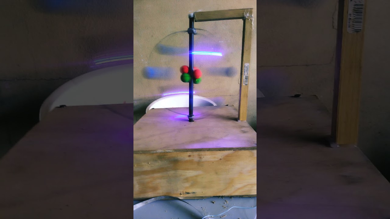 Maqueta &aacute;tomo giratorio con Luz.