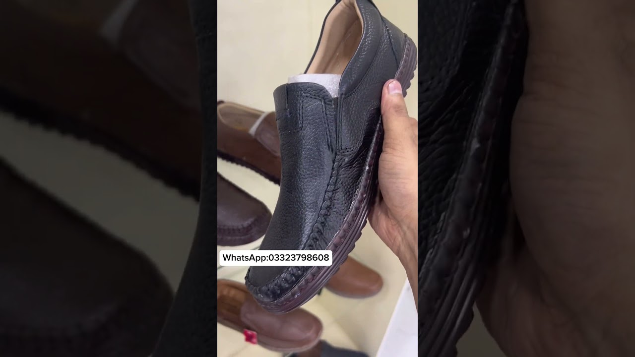 Cow leather shoes