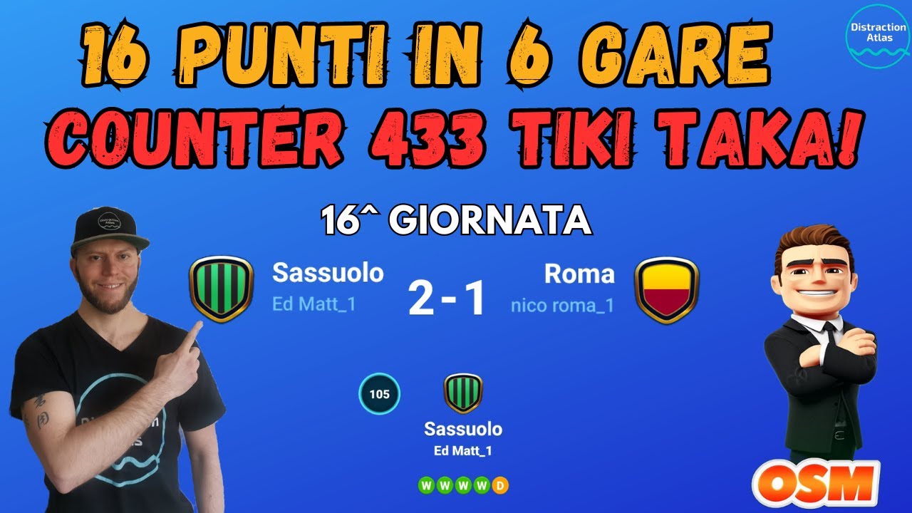 GUIDA OSM Carriera Allenatore: 16 PUNTI IN 6 GARE, Come VINCERE contro il 433 TIKI TAKA