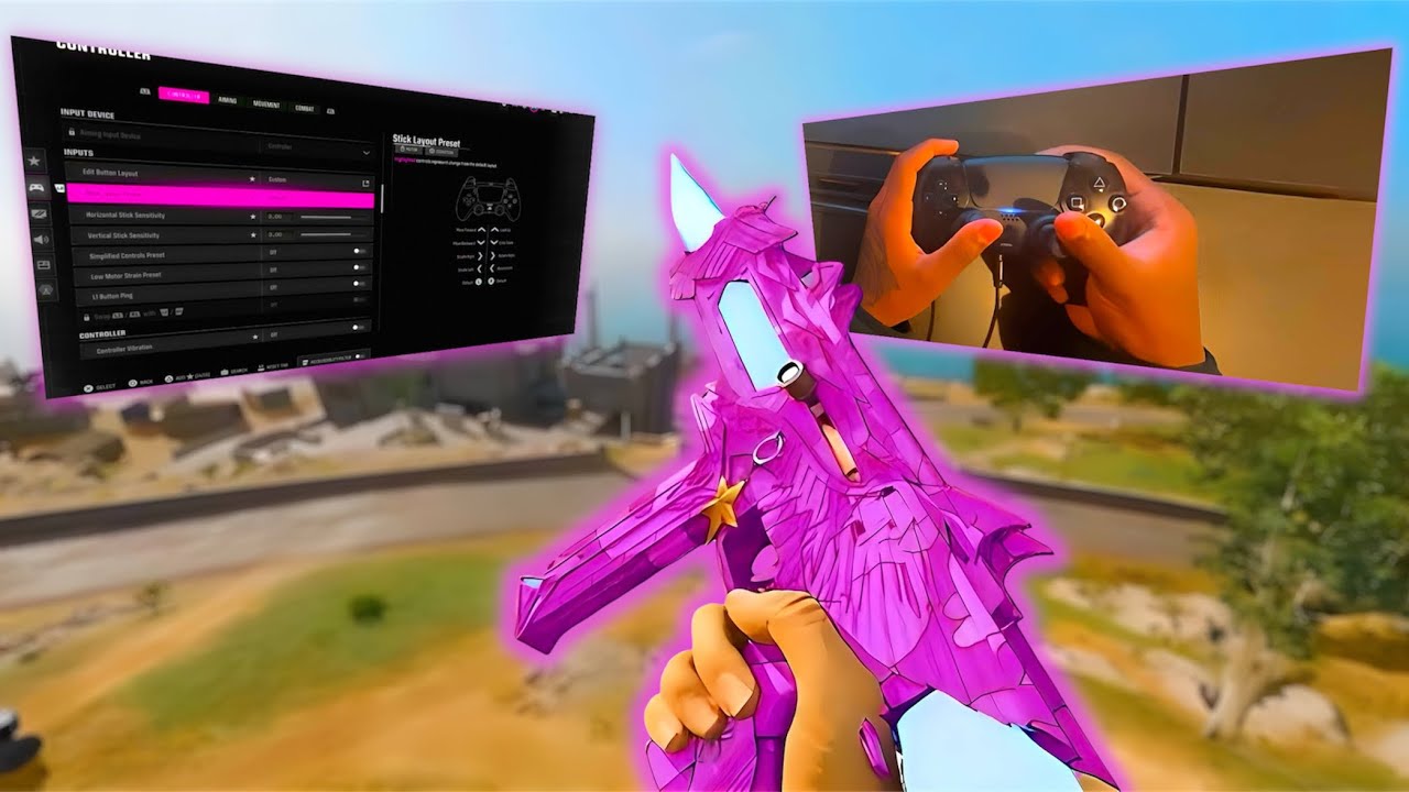 PS5 Handcam 👑 + Best Settings (Movement + Aimbot)