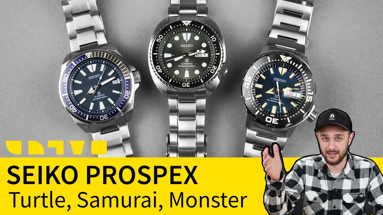 Seiko Prospex: черепаха, самурай, монстр.  Легендарность зашкаливает.