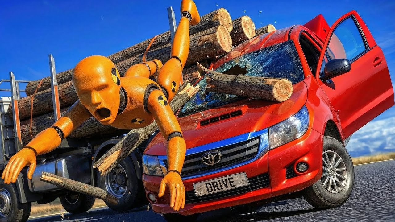 BeamNG Drive - Car Crashes Realistic #9