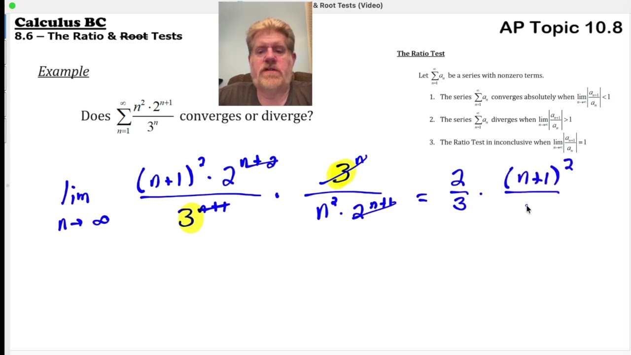 8.6 - Ratio and Root Tests