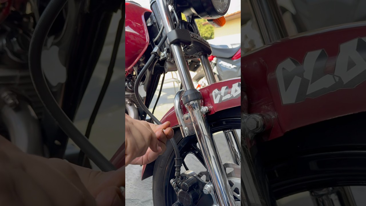 ADAPTA&Ccedil;&Atilde;O GUIA DO FLEX&Iacute;VEL NA BARRA ESTABILIZADORA DA TITAN 2000