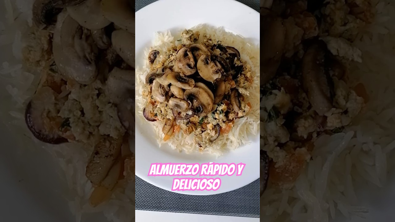 Almuerzo r&aacute;pido,f&aacute;cil y delicioso #achiote18 #lunch #recetasdecocina