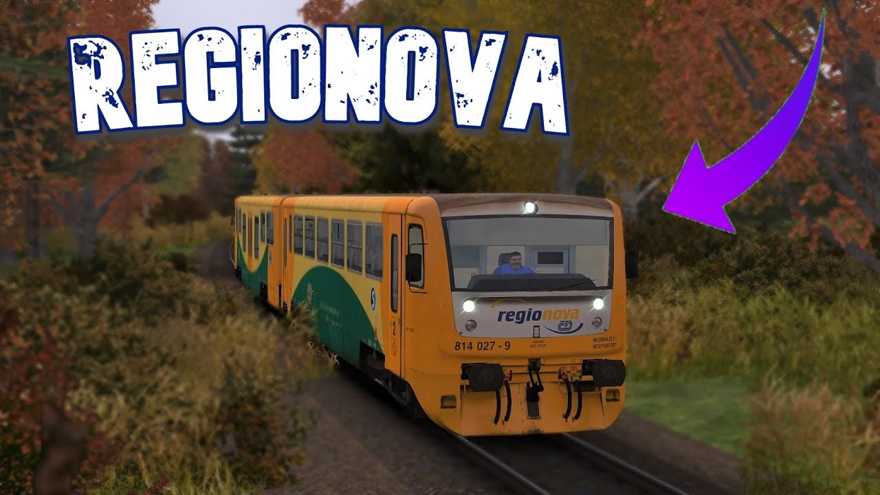 RegioNova do TrainSimulatoru! / MJ řady 814 #1 - Railworks
