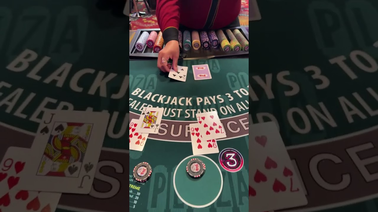Разделение девяток против пятерки. Vegas Live, Plaza.