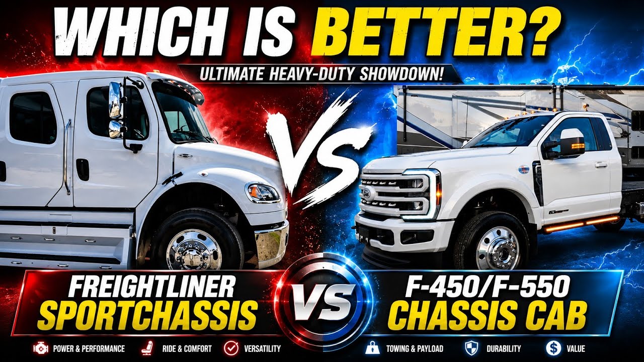 FORD F450/550 ПРОТИВ FREIGHTLINER SPORTCHASSIS!