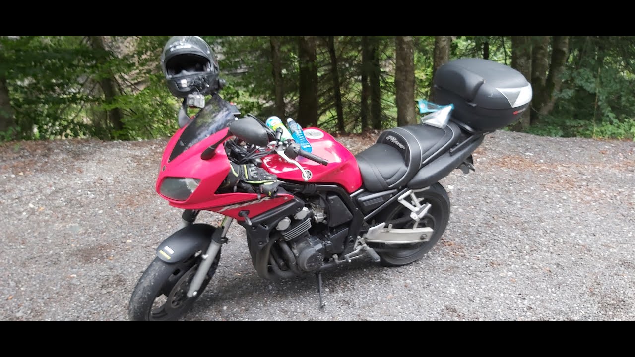 YAMAHA 600 FAZER APRES 50 000 KM (Road trip-montagne-ville-autoroute) [ Motard auto 26 ]