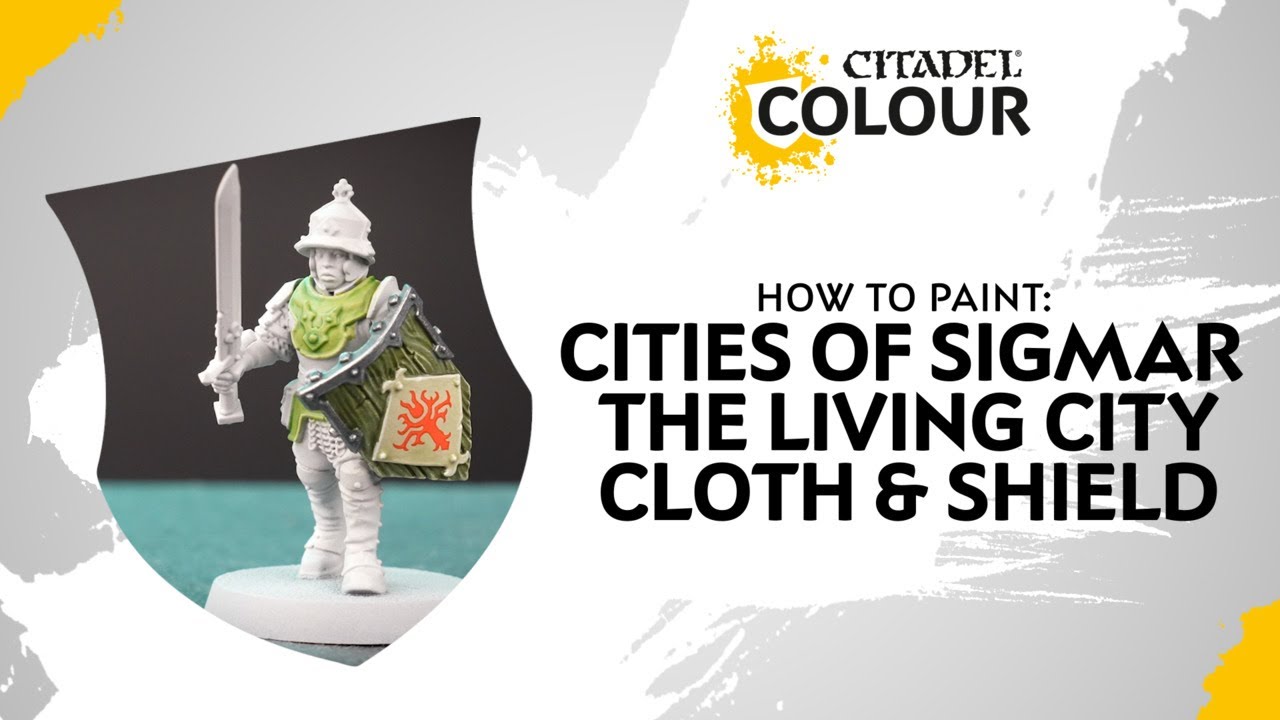 How to Paint: Cities of Sigmar - The Living City Cloth & Shield