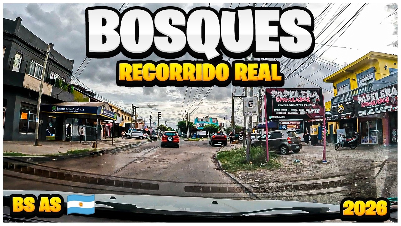 Recorrido en auto por el barrio de Bosques [4K]