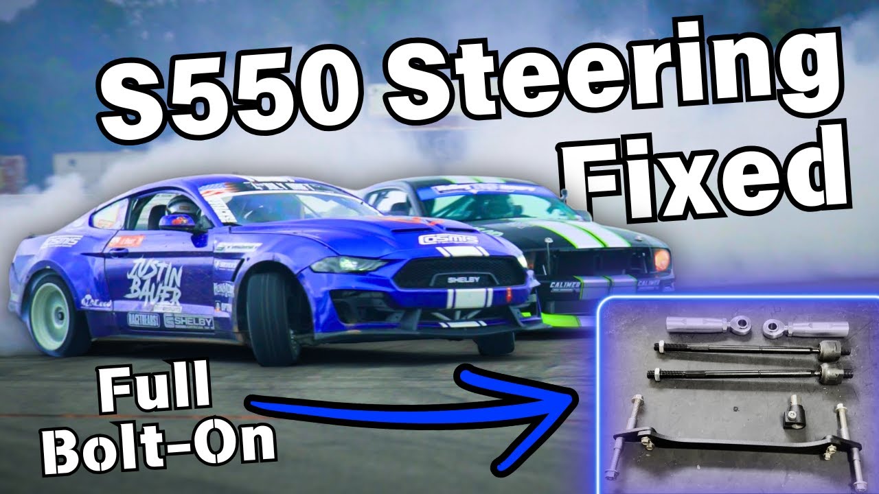 S550 STEERING FIX! Synergy Race Development S550 Hydraulic Rack Conversion (Link in Description)