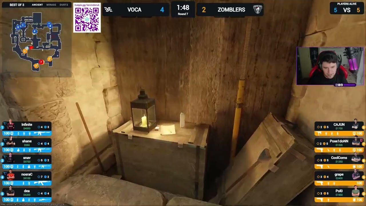 VOCA vs ZOMBLERS | ESL Challenger League Season 51 | NA | ENG/PT-BR