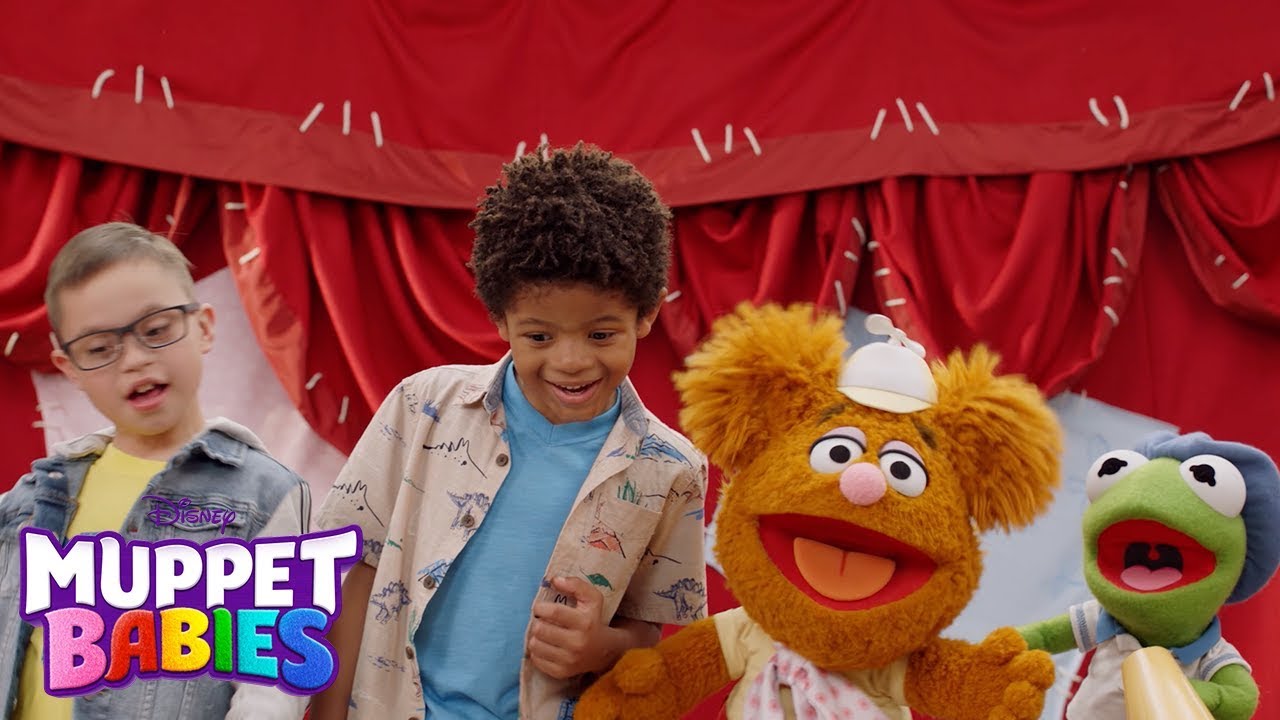 Nursery Rhyme Theater 🎵| Muppet Babies Play Date | Disney Junior