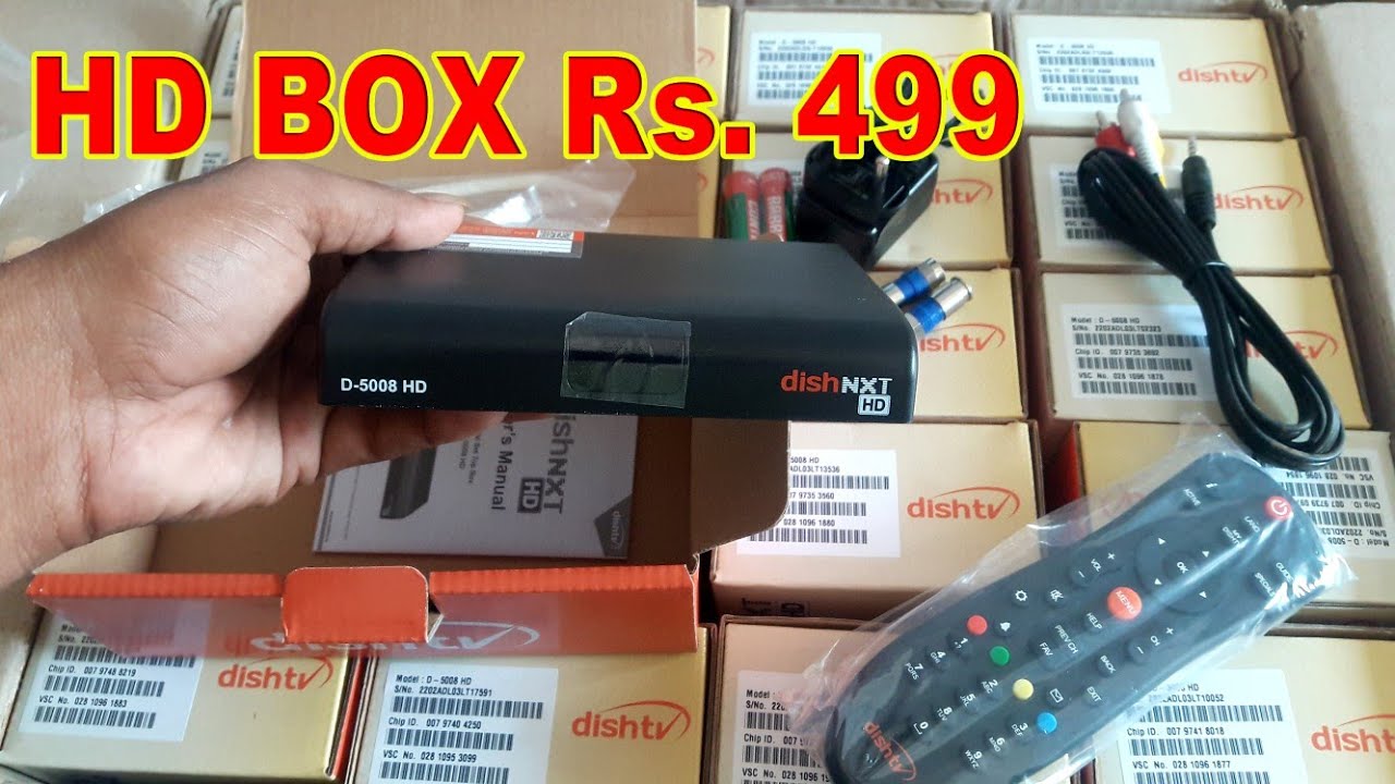 Dish tv Nxt HD set top box offer | Dish TV new connection HD Box offer | HD box unboxing 2022