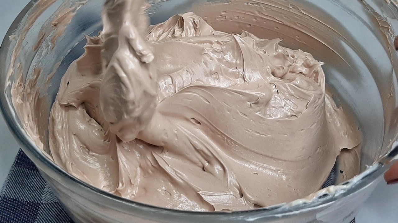 crème au beurre ultra facile avec 2 ingrédients كريمة الزبدة