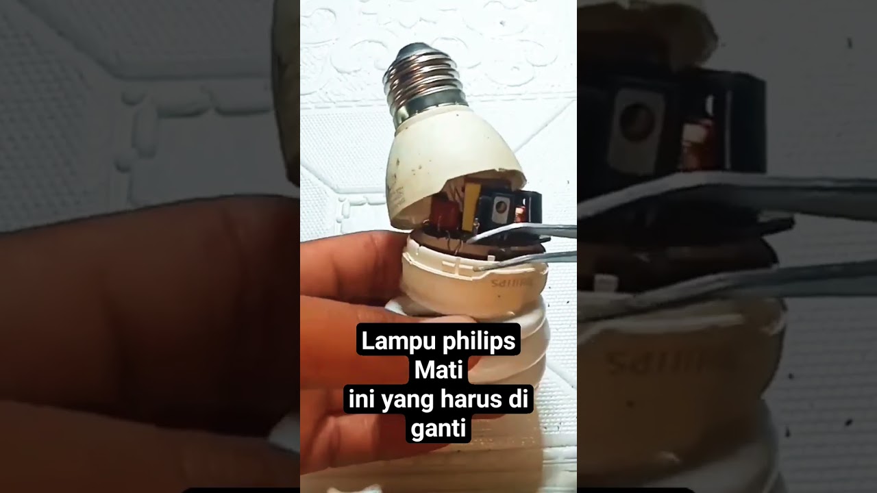 Cara memperbaiki lampu philips mati #cara #memperbaiki #lampuemergency #lampuled #lampuled #lampu