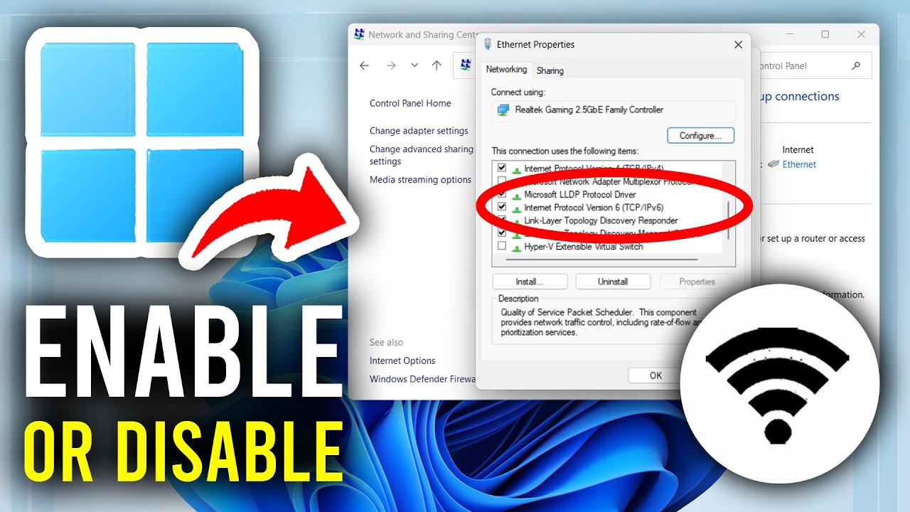 How To Enable or Disable IPv6 In Windows 11/10 - Step By Step