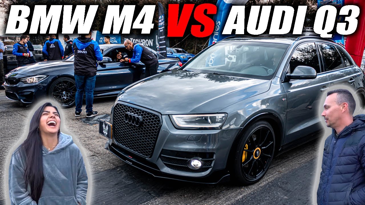 Bmw M4 VS Audi Q3🔥NO PUEDE SER!! Fullcars Drag race