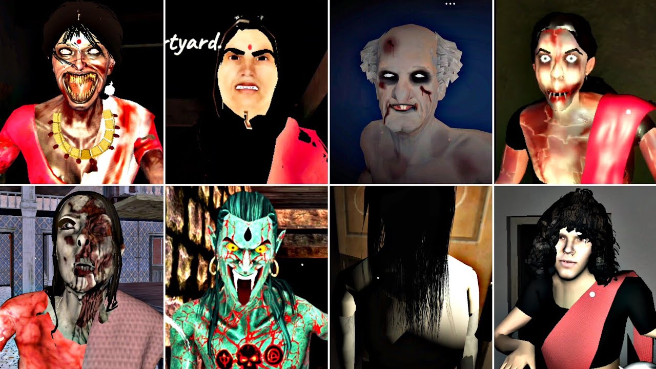 Indian horror game all Jumpscares Kamla