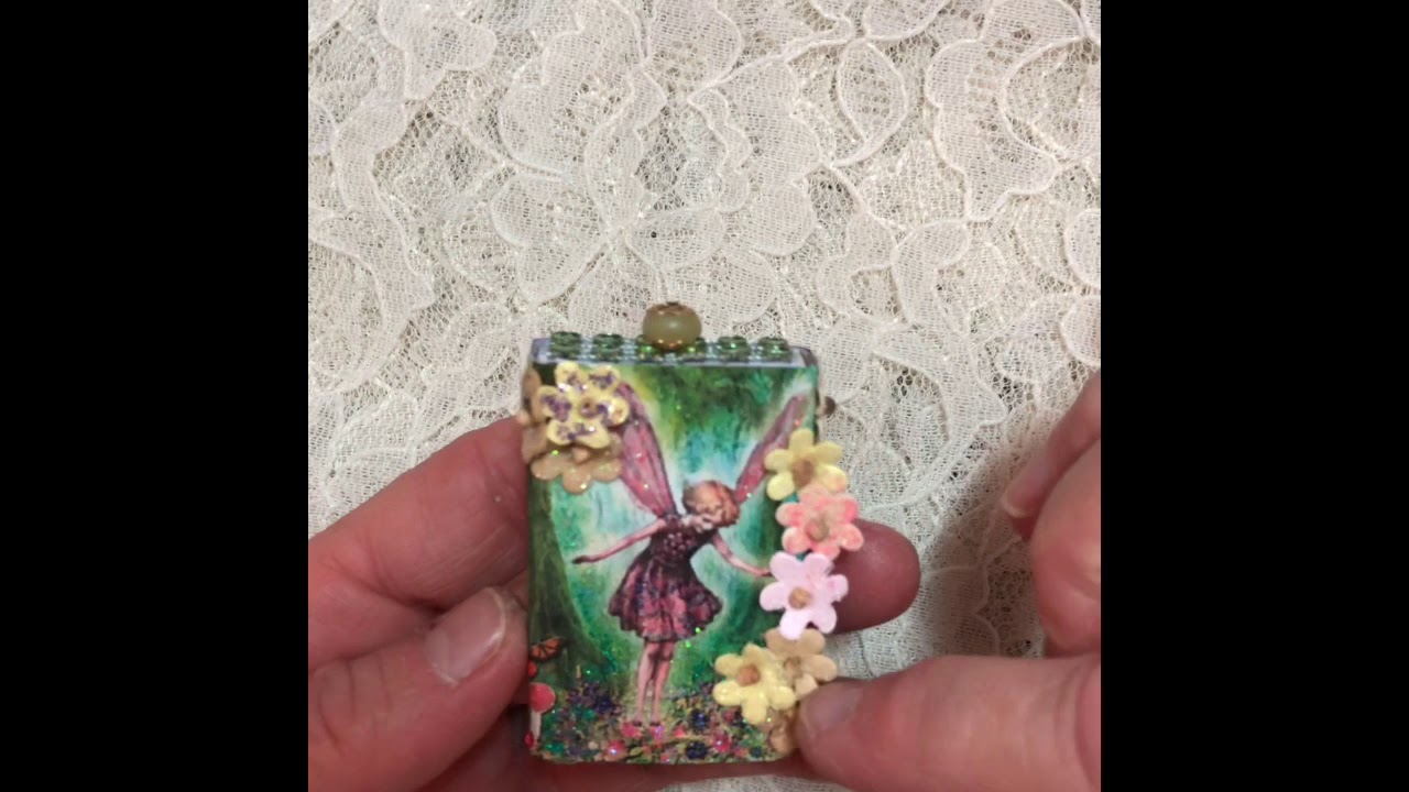 Altered Matchbox For Shabby Monique Brocante, June Challenge