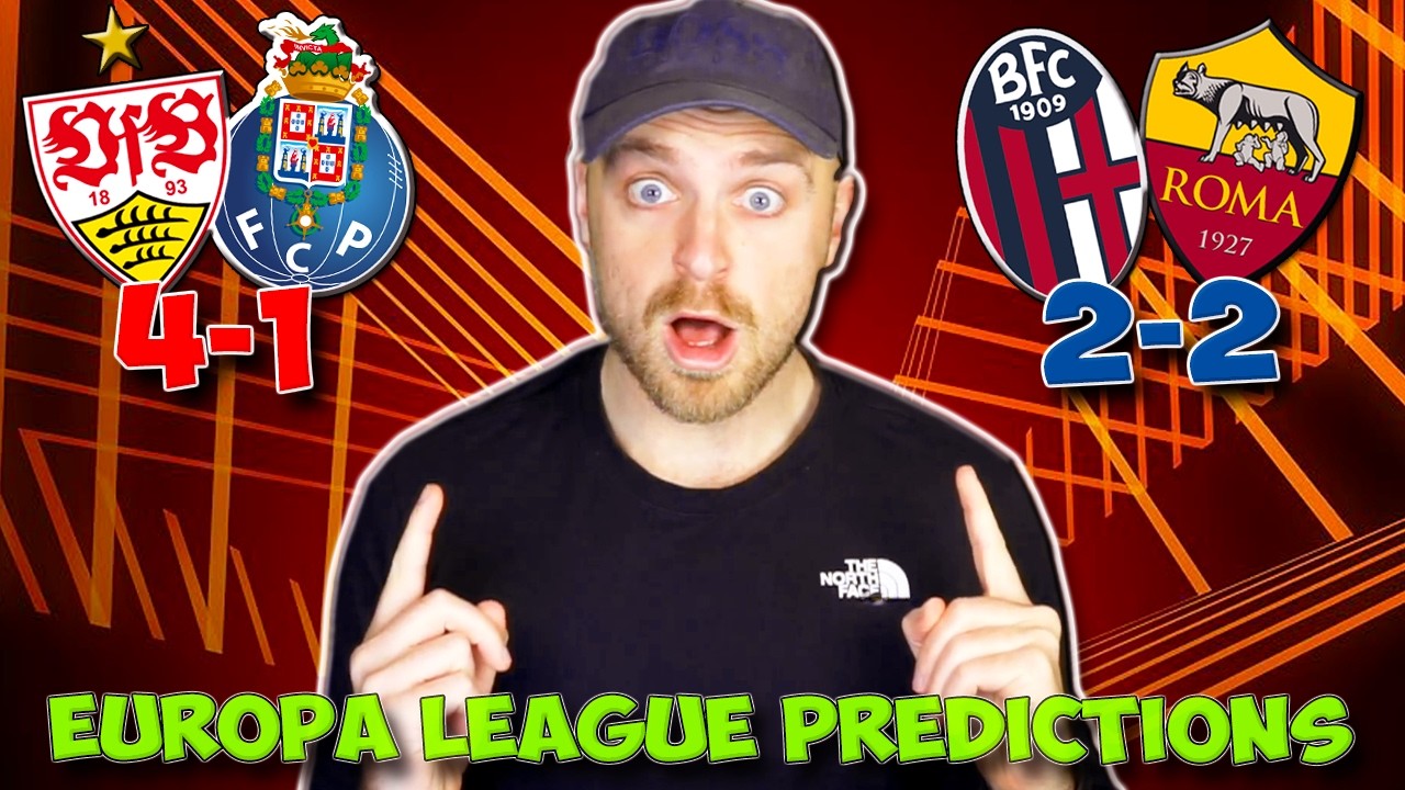EUROPA LEAGUE ROUND OF 16 [FIRST LEG] PREDICITONS & TIPS | BOLOGNA VS ROMA & VFB STUTTGART VS PORTO!