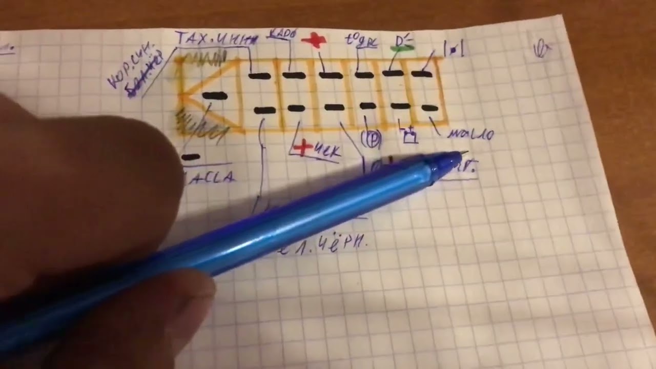 Подключение панели 2114 в 2107 инжектор