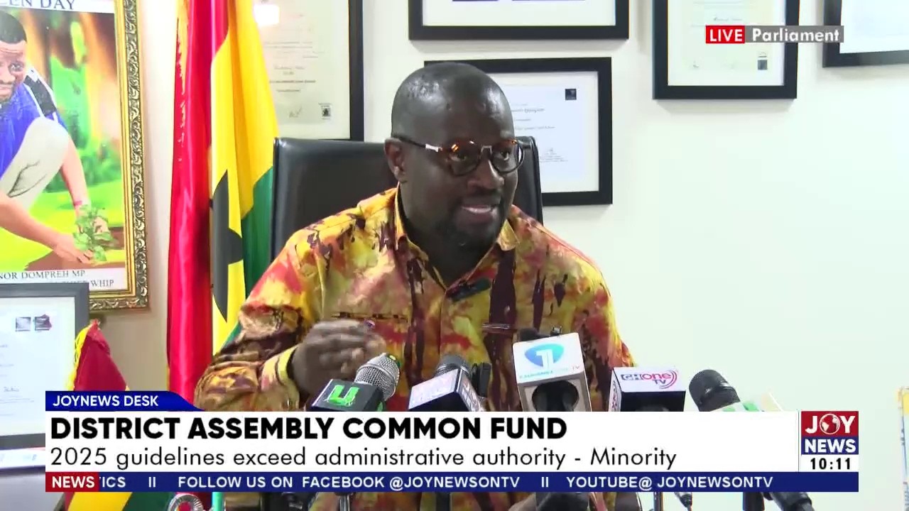 District Assembly Common Fund: Minority accuses govt of breaching constitution by altering formula