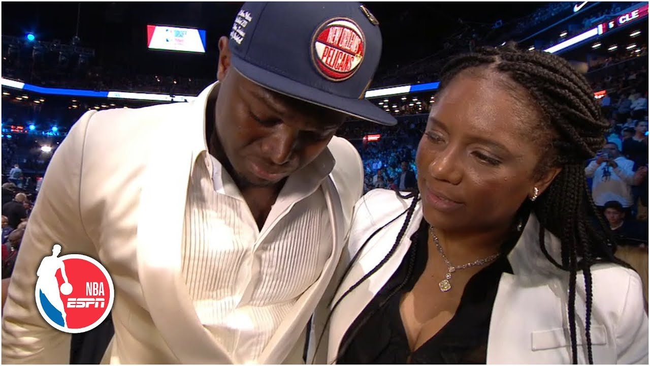 Zion Williamson gets emotional after New Orleans Pelicans select him No. 1 overall | 2019 NBA Draft