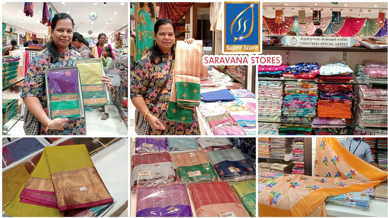 🔥🎄T Nagar Rs495 Semi Silk Sarees/வைரவூசி Budjet Wedding Sarees/Christmas New Collection With Price 