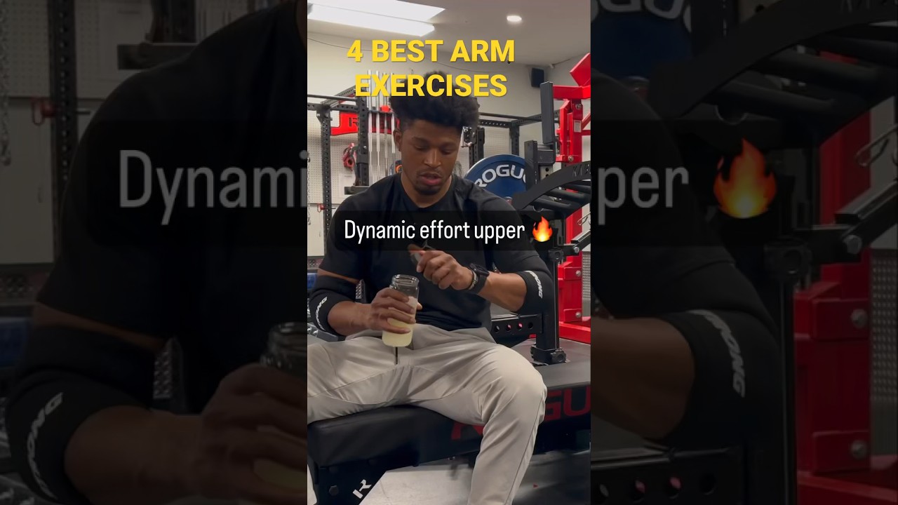 4 BEST ARM EXERCISES for ATHLETES to SUPERSET #performancecoach #speed