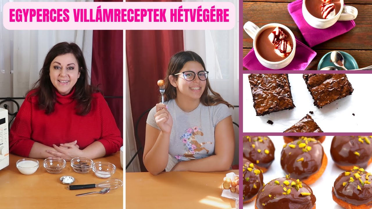 EGYPERCES FORRÓ CSOKI, BROWNIE ÉS FÁNK A HÉTVÉGÉRE!