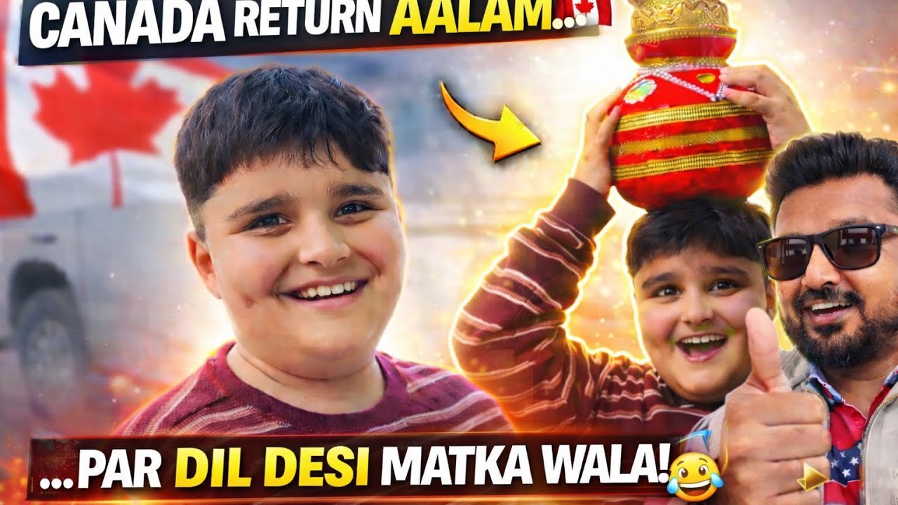 Canada Return Kid vs Indian Family 😆 Aalam vs Desi Culture 😜|| ਉਮਰ ਨਿਆਣੀ ਪਰ ਗੱਲ ਸਿਆਣੀ 🥰