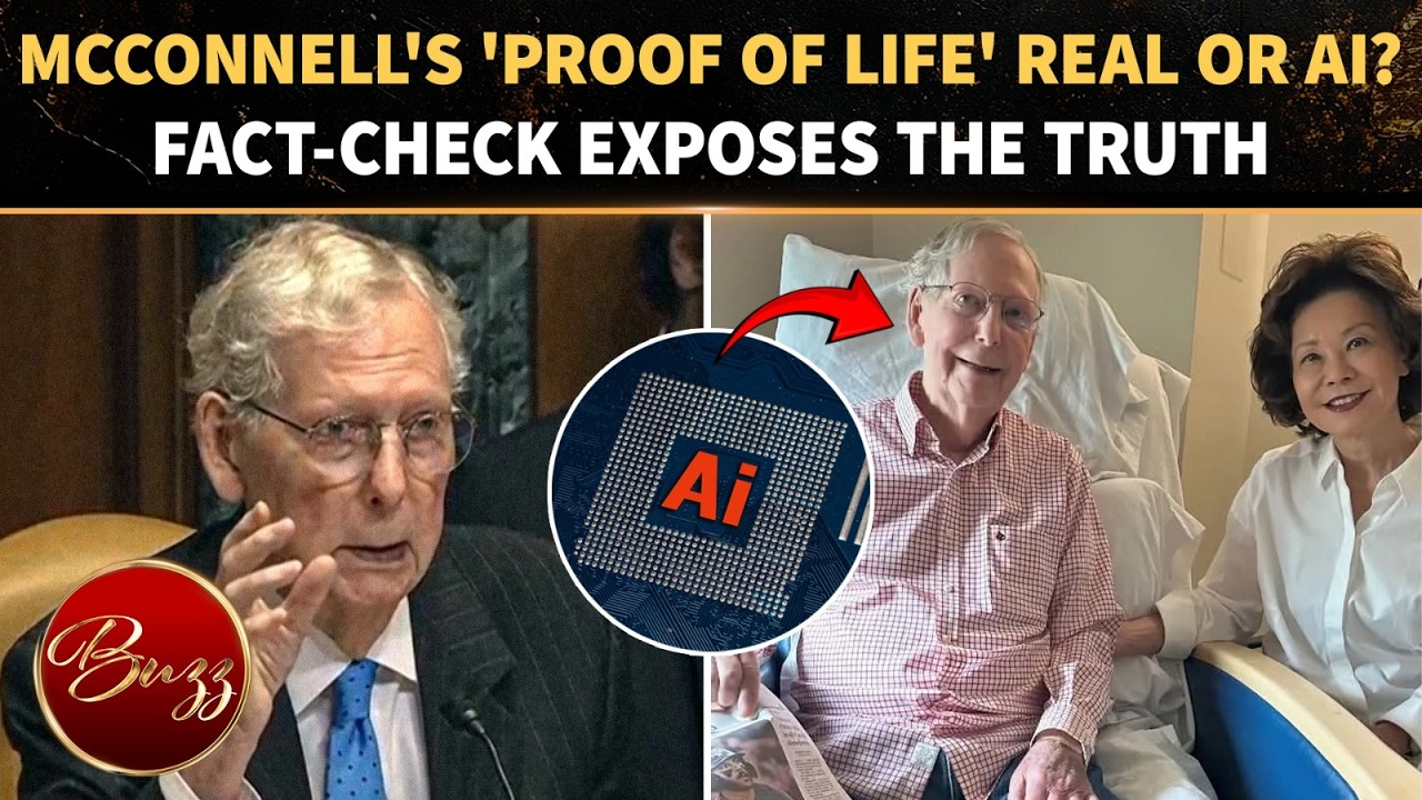 Mitch McConnell's 'Proof Of Life' Photo EXPOSED: VIRAL Fact Check Reveals The TRUTH | WATCH