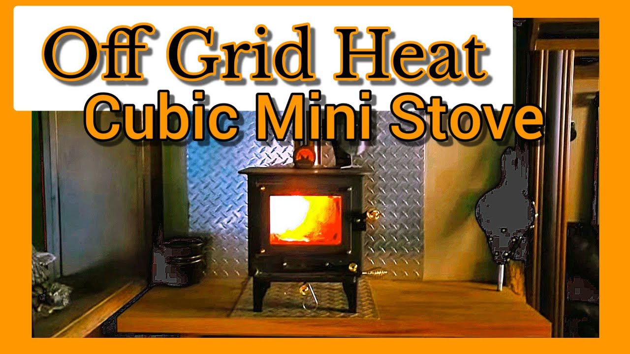Cubic Mini Woodstove. The Best Way To Heat Offgrid. #offgridrv #offgridtinyhome #cubicminiWoodstove