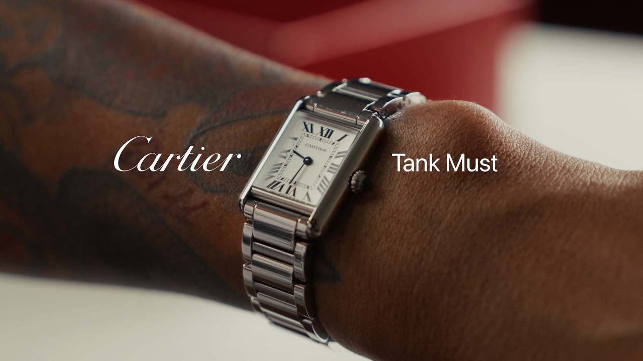 Cartier Tank Must (Unboxing) Stainless steel strap