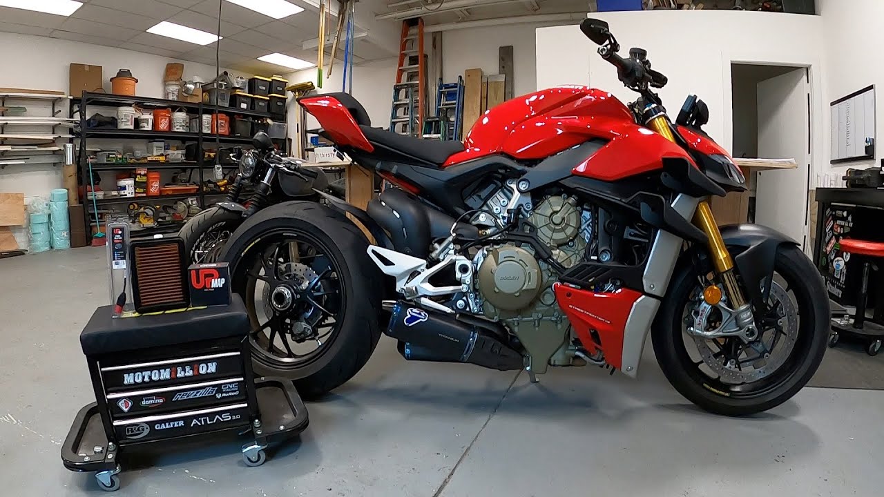 Ducati V4s Sprint Filter and T800 UPMAP