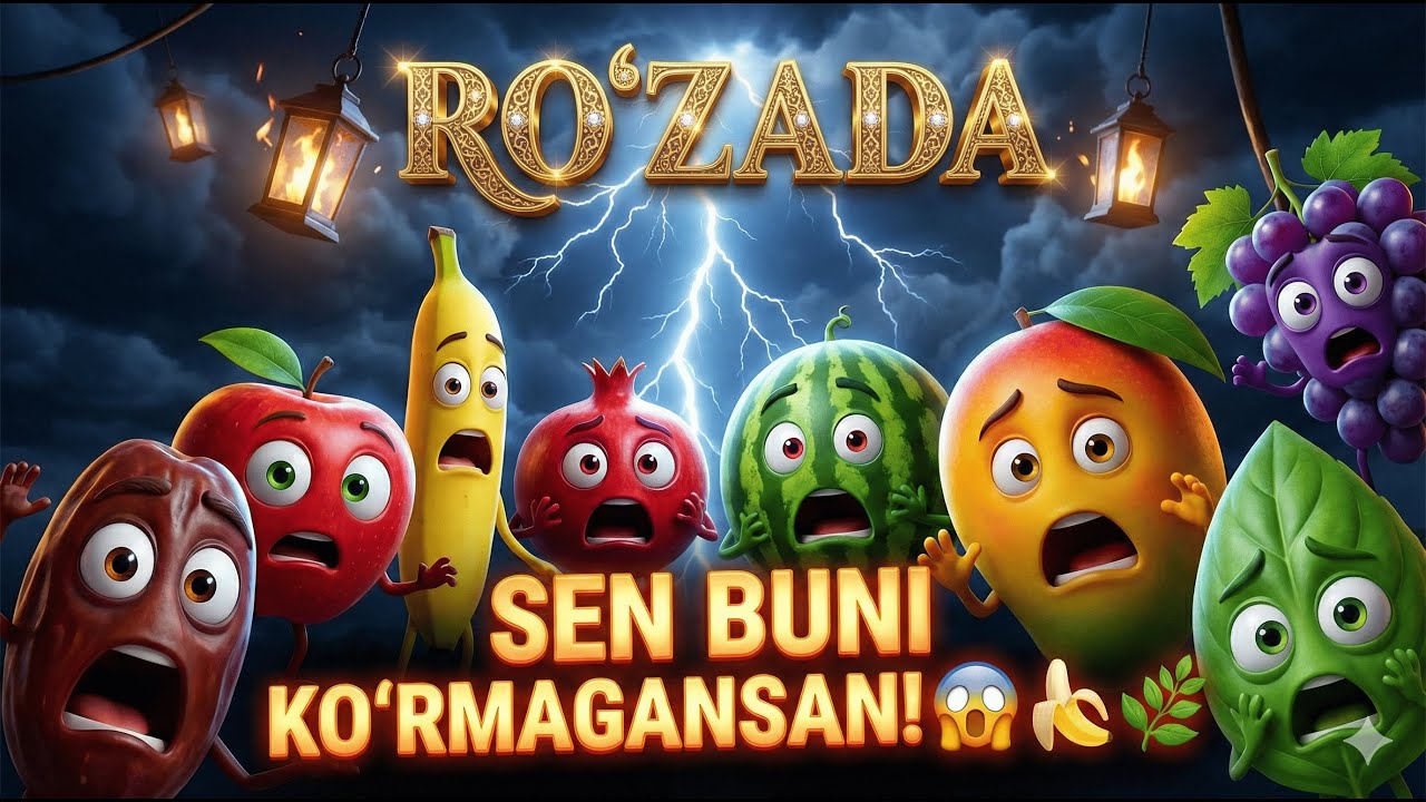 Bu Mevalar Gapiradi?! Ramazon Qahramonlari 😲🍌🍉