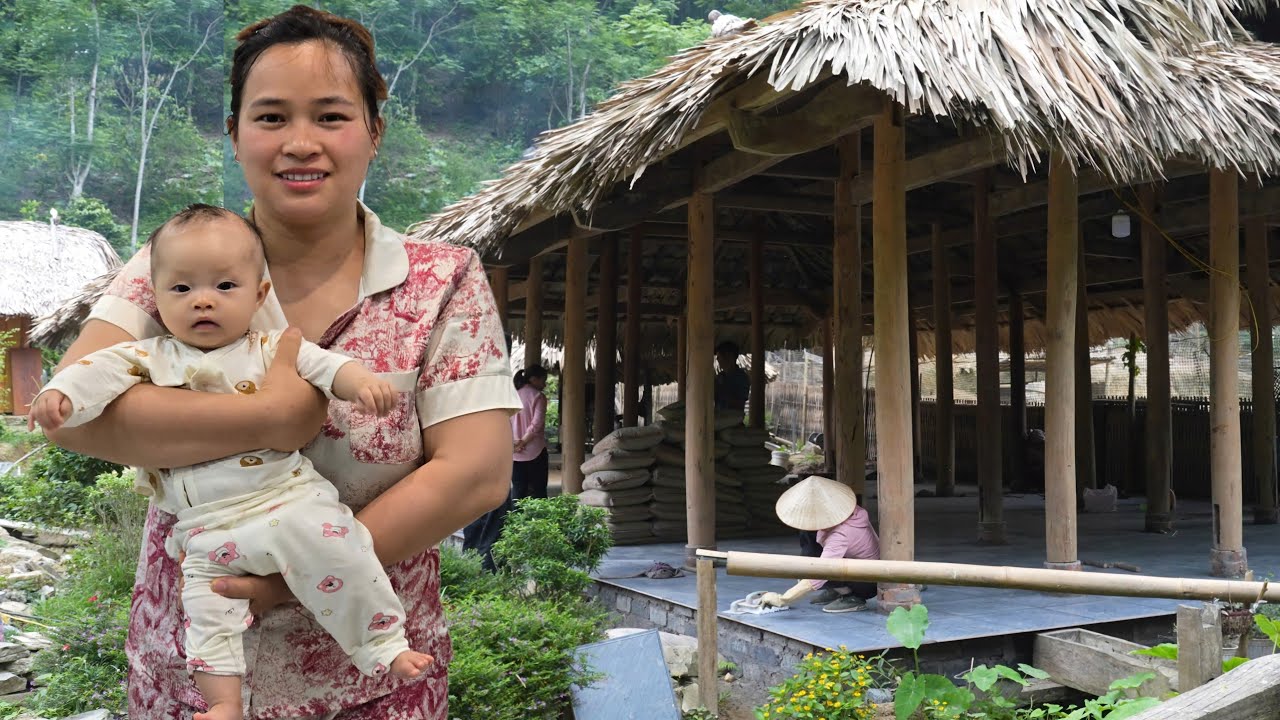 Complete Tile Floors - Cook Rice, Make Fried Spring Rolls, Duck Meat To Invite Workers