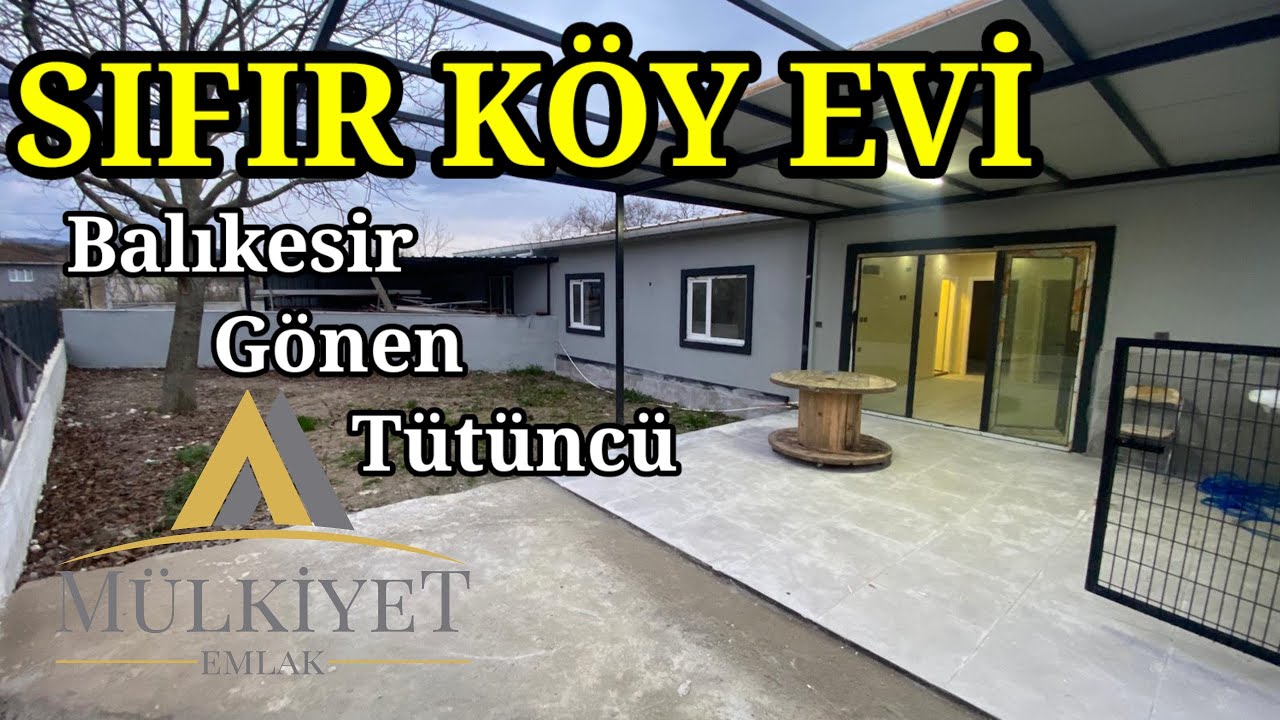 175- SIFIR KÖY EVİ BALIKESİR GÖNEN TÜTÜNCÜ