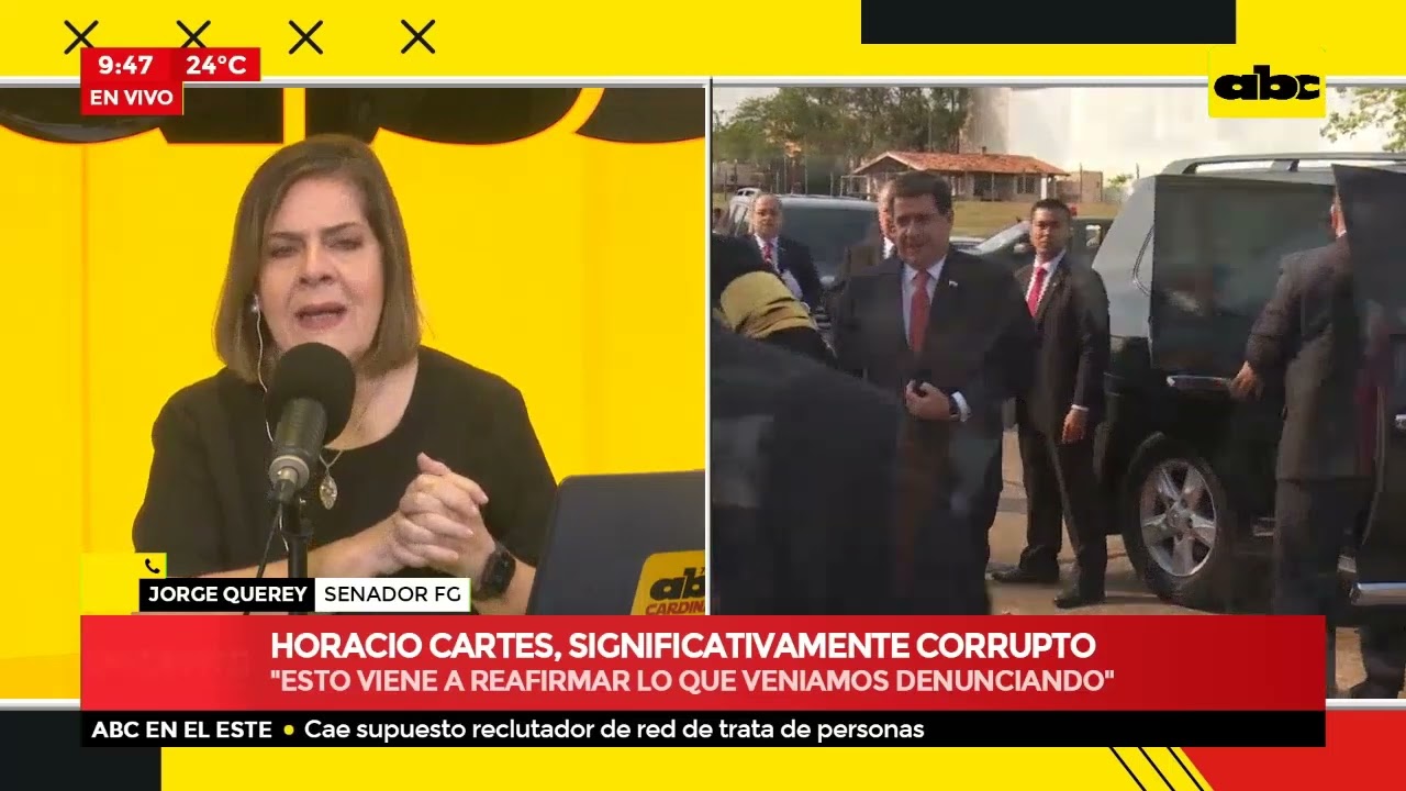 Horacio Cartes como &ldquo;significativamente corrupto&rdquo;