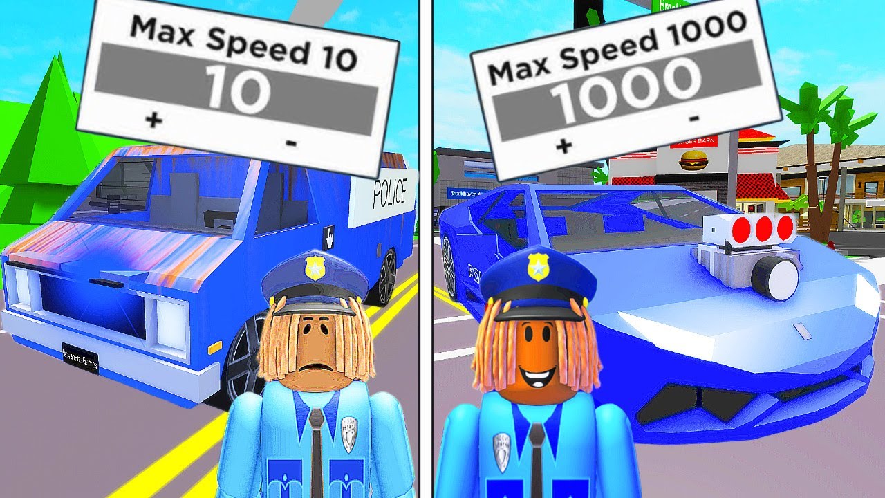 Upgrading From The SLOWEST To FASTEST Police Car... (Brookhaven RP)