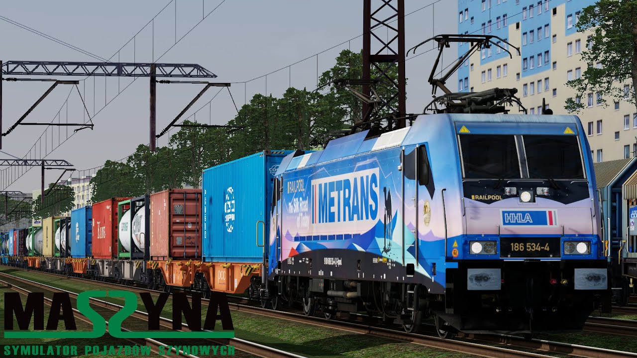 MaSzyna: Traxx E186-534 Metrans na L053 #45 🔴